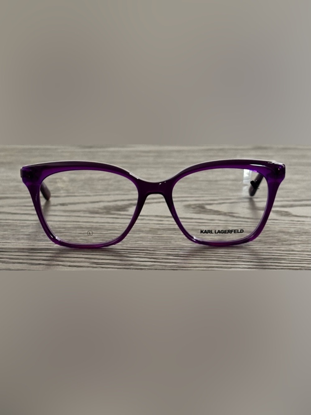 Karl Lagerfeld KL6108 540 Cyclamen Violet Eyeglasses Frames 54-17-140 Case NEW - Picture 8 of 9